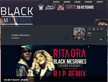 Tablet Screenshot of blackmesrimes.com